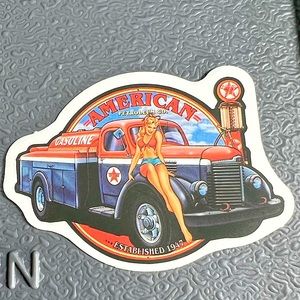 GAS Sexy Pinup Gorgeous Sticker Retro Vintage BomberGirl Ace Pilot